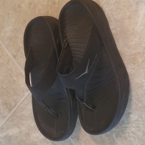 Hoka One one recovery flip flops